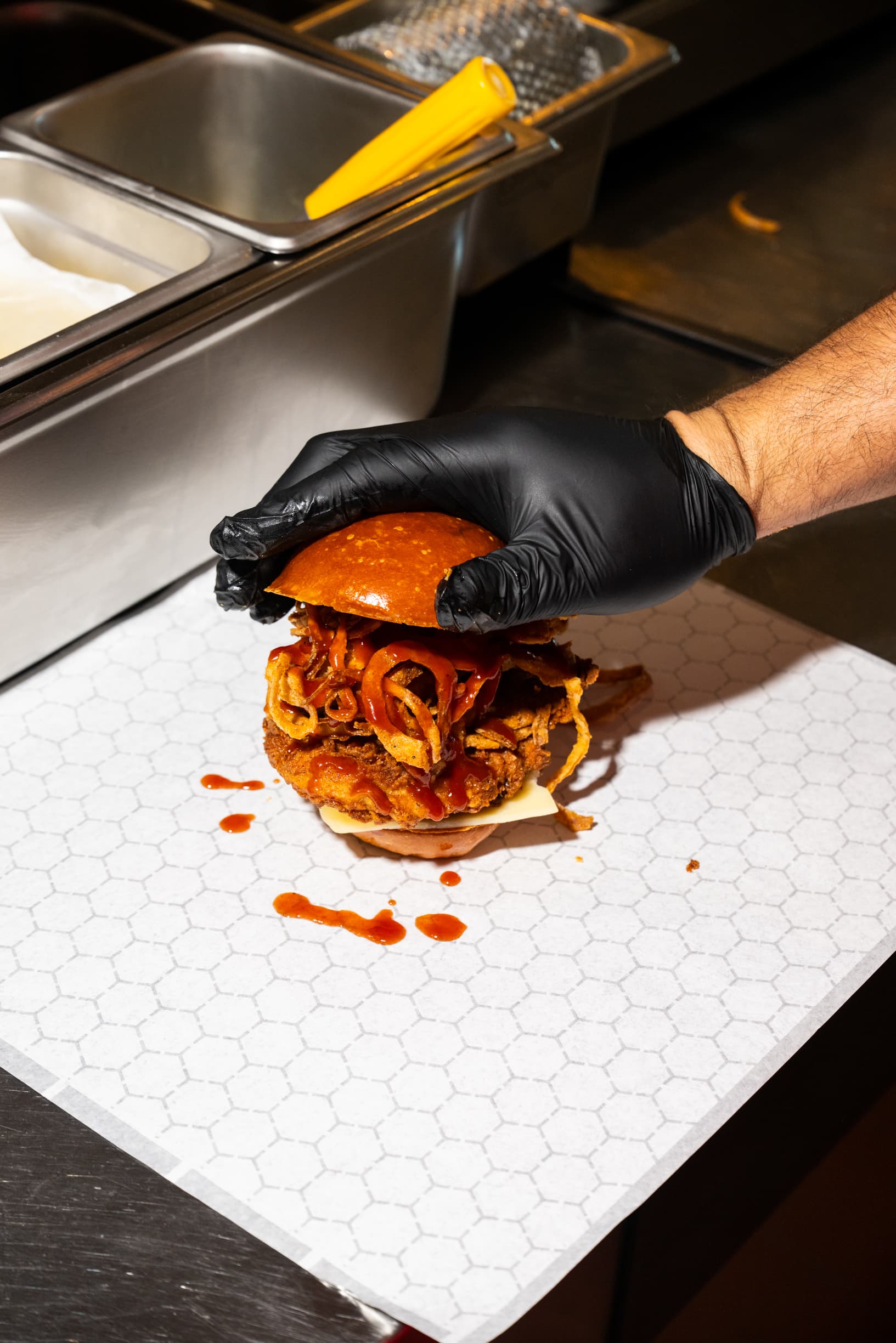 BBQ chicken sandwich