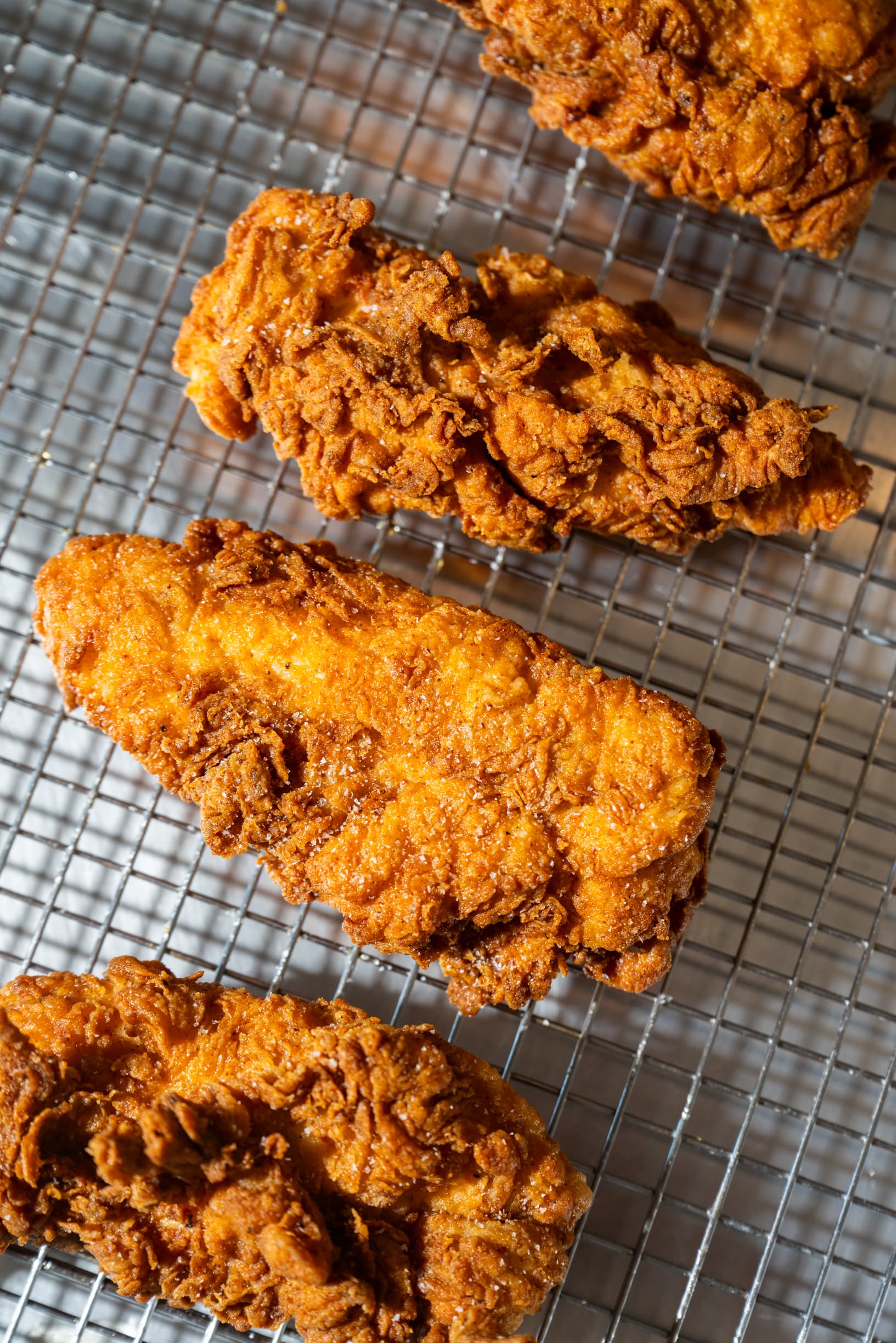 Chicken on tray