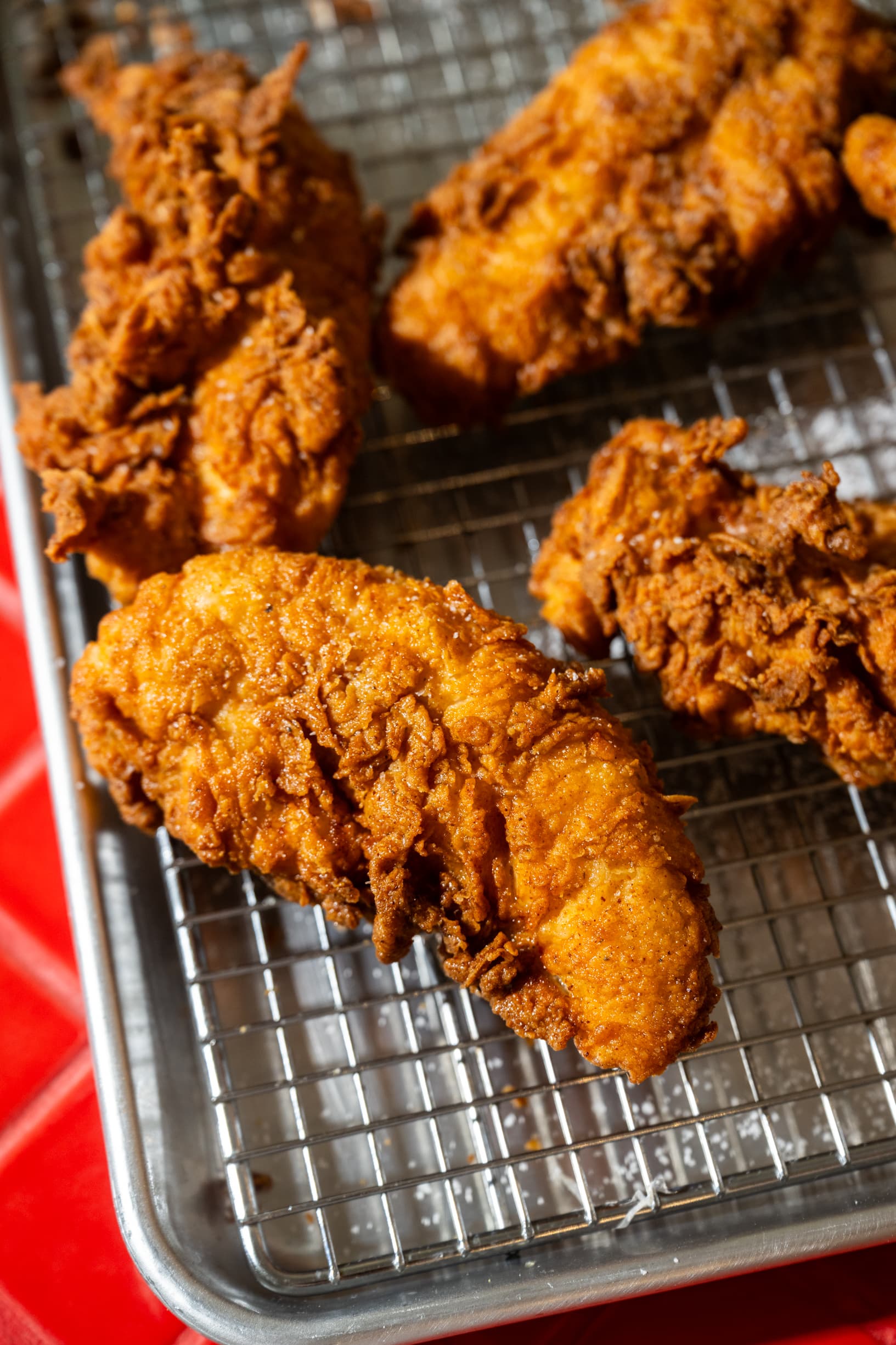 Golden fried chicken