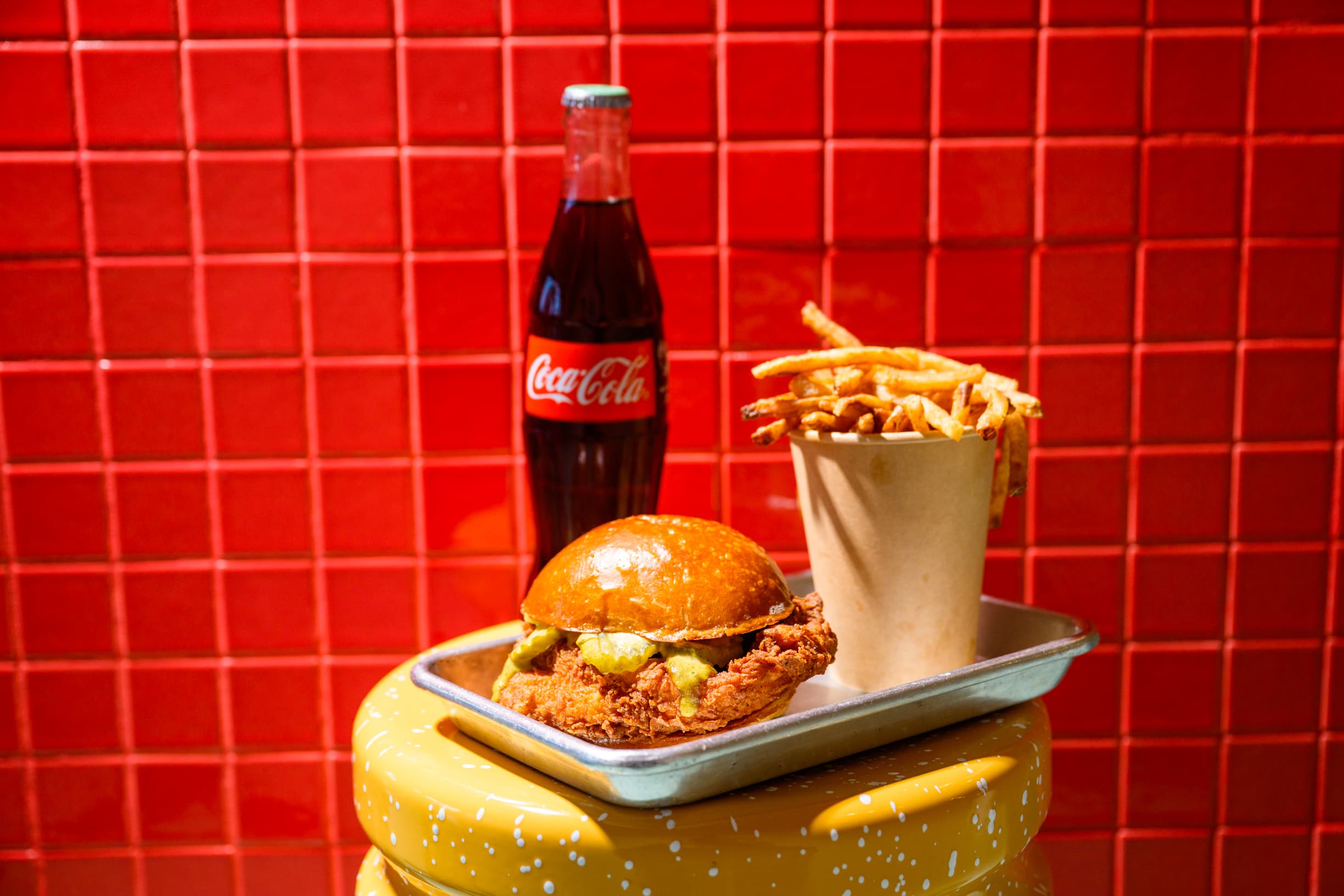 Sandwich with Coke